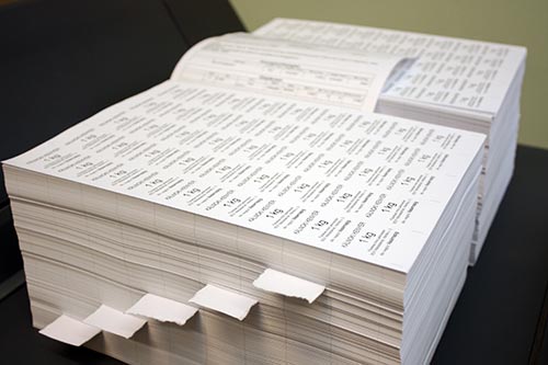 Különböző típusú etikett címkék